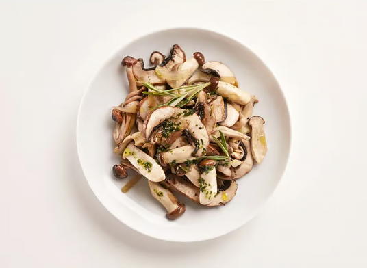 Steam Sautéed Mushrooms