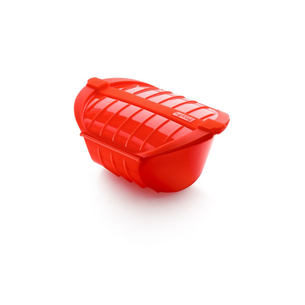 Deep Microwave Steam Cooker with Tray 3-4 p.