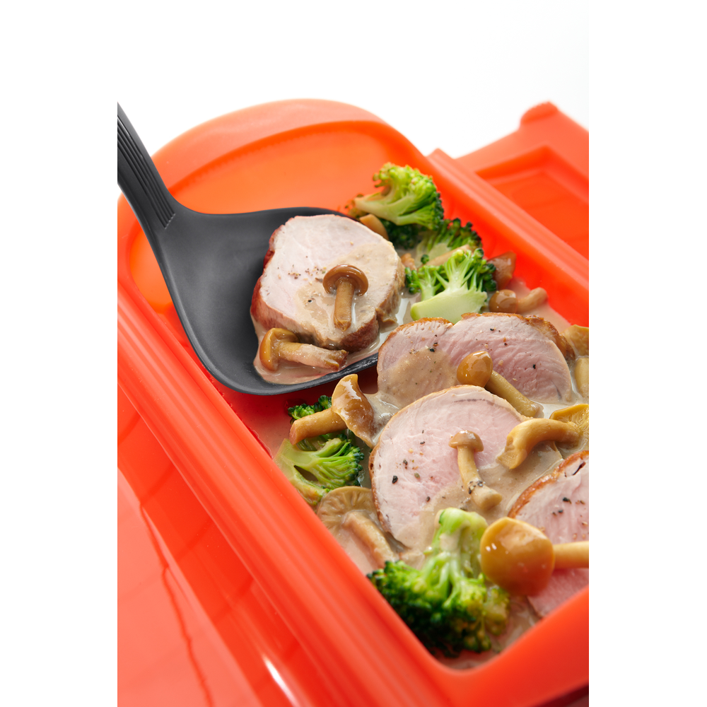 Microwave Steam Cooker with Tray, 1-2 p, Red