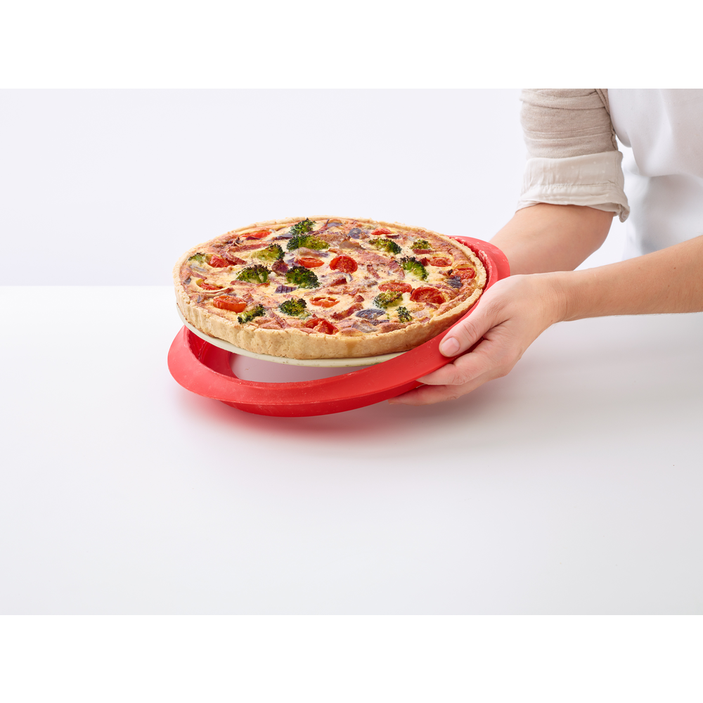 Quiche Pan, 28 cm with Ceramic Plate