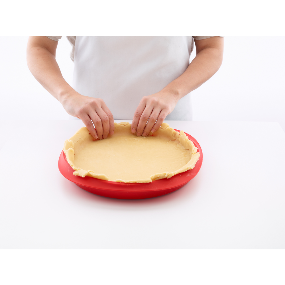 Quiche Pan, 28 cm with Ceramic Plate