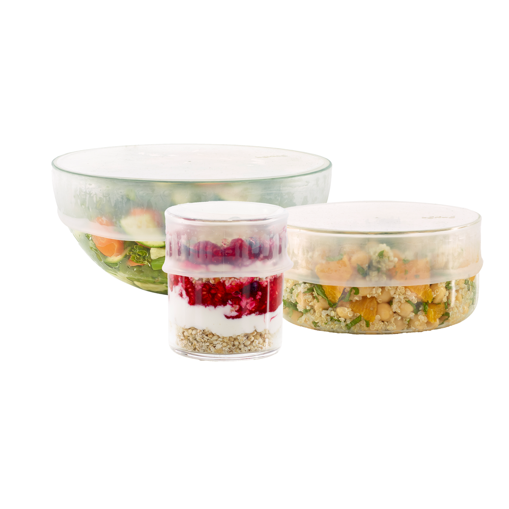 Reusable Stretch Lids, Set of 3