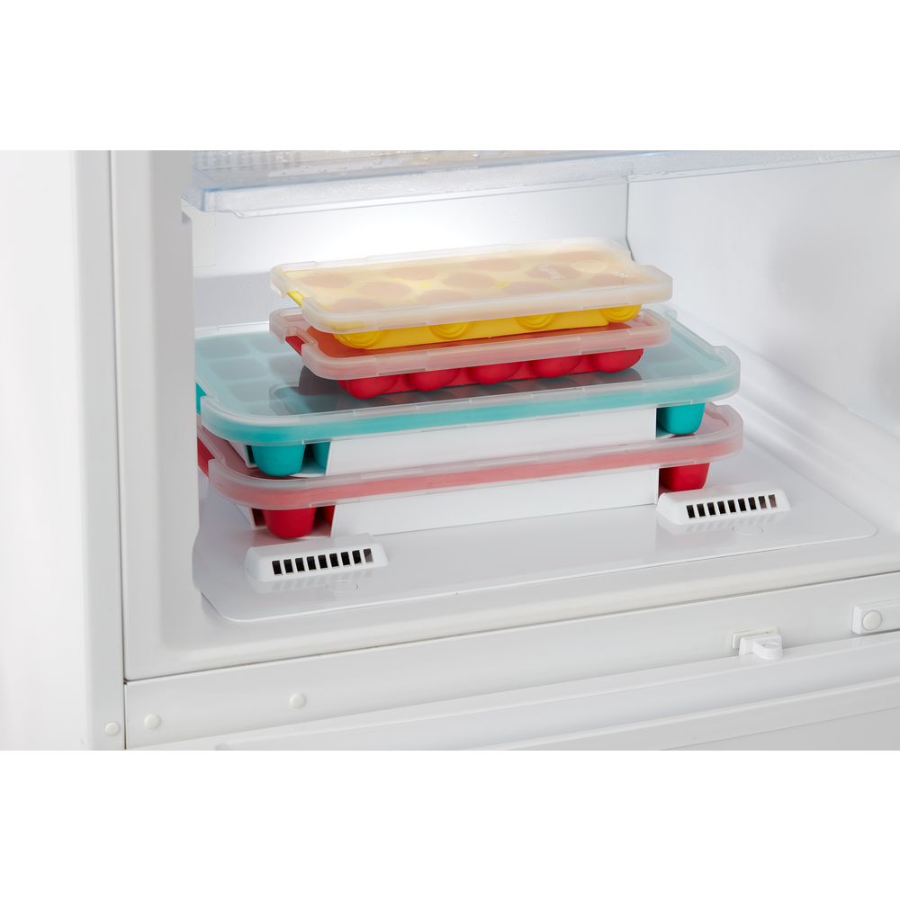 Round Ice Cube Tray, with Lid