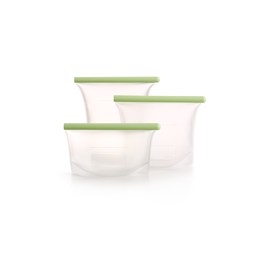Reusable silicone Bags, Set of 3