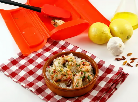 Steamed Shrimp in Lemon Sauce