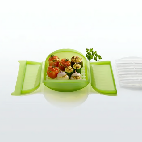 Steamed Vegetables with Couscous Stuffing