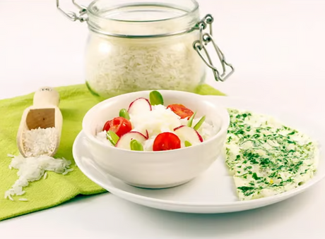 Garlic and Parsley Egg White Omelette