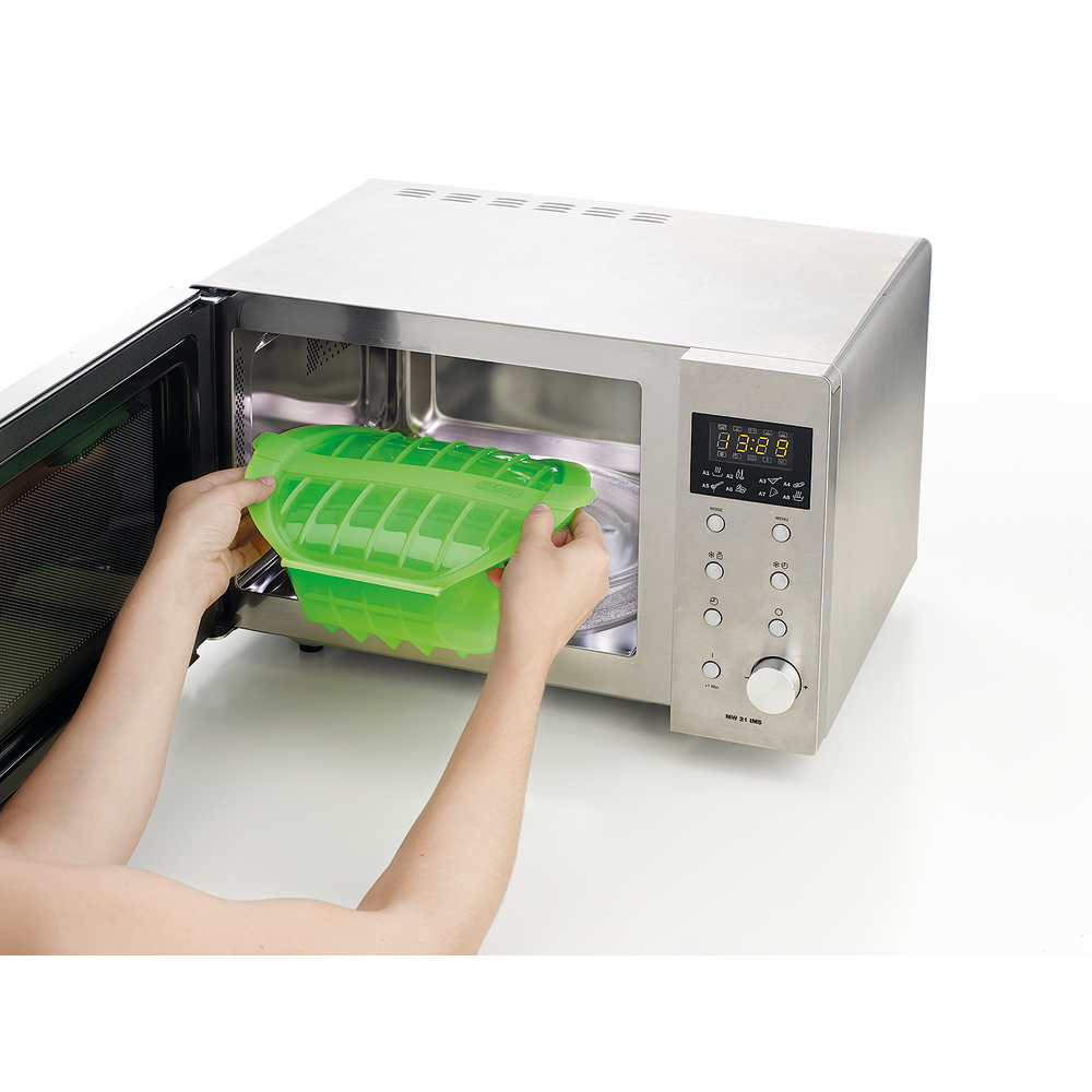 Deep Microwave Steam Cooker 1-2 p.