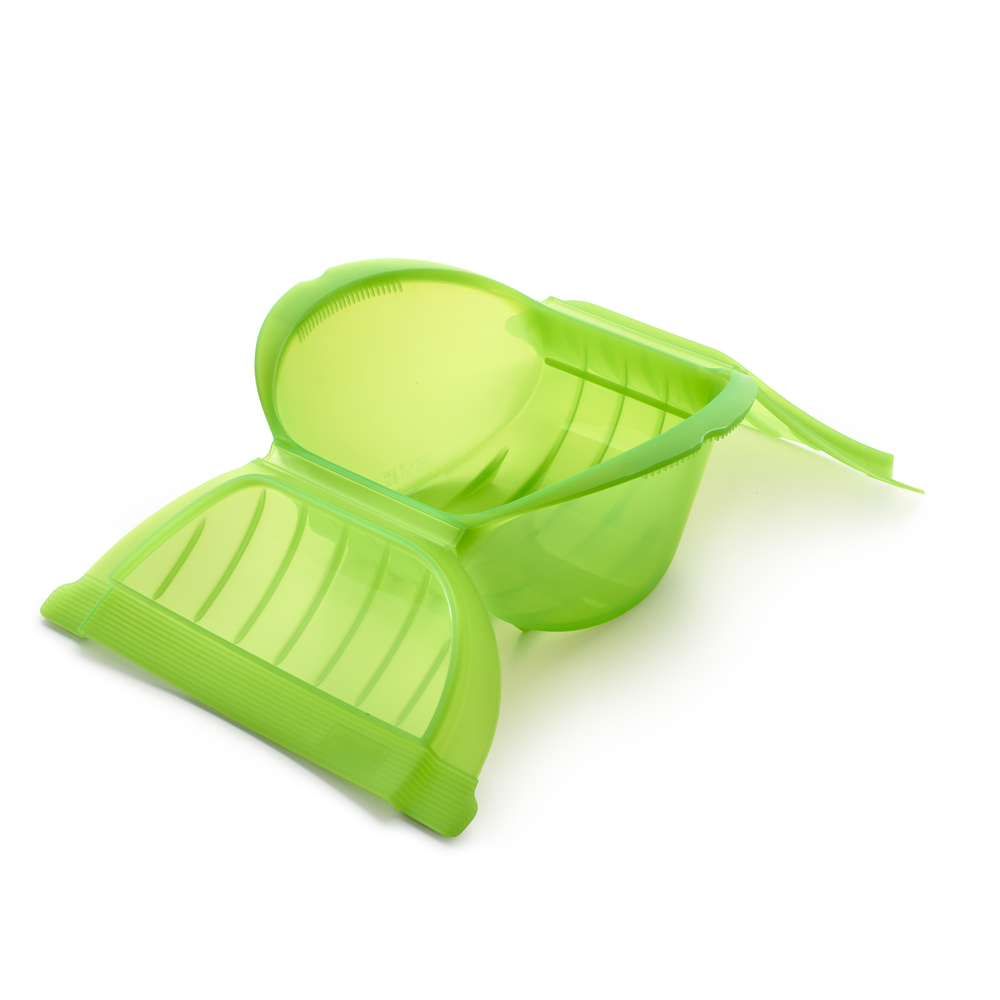 Deep Microwave Steam Cooker, 3-4 p, Green
