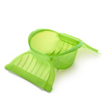 Deep Microwave Steam Cooker, 3-4 p, Green