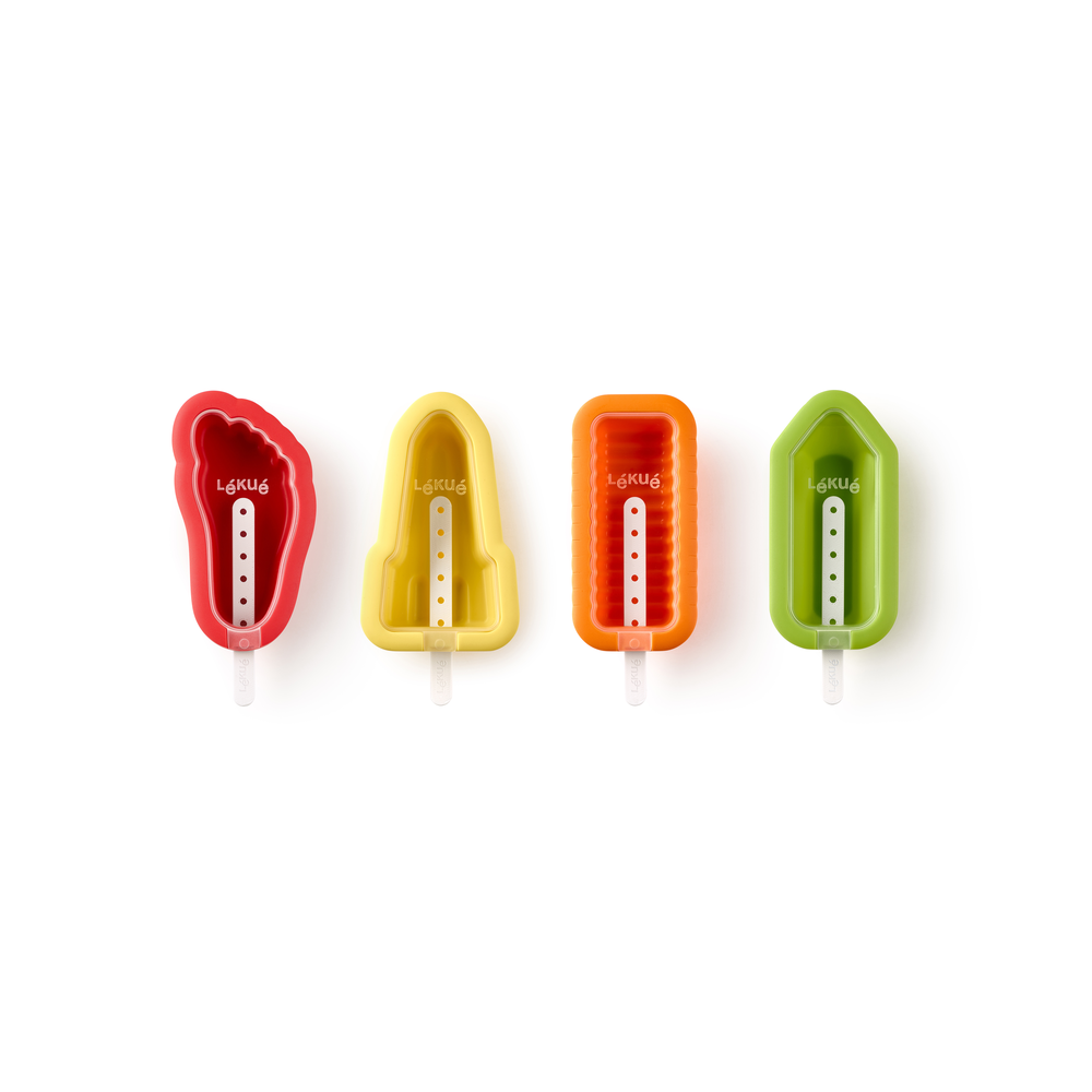 Iconic Ice Lolly Moulds, Set of 4