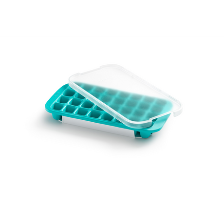 Industrial Ice Cube Tray, with Lid, Blue