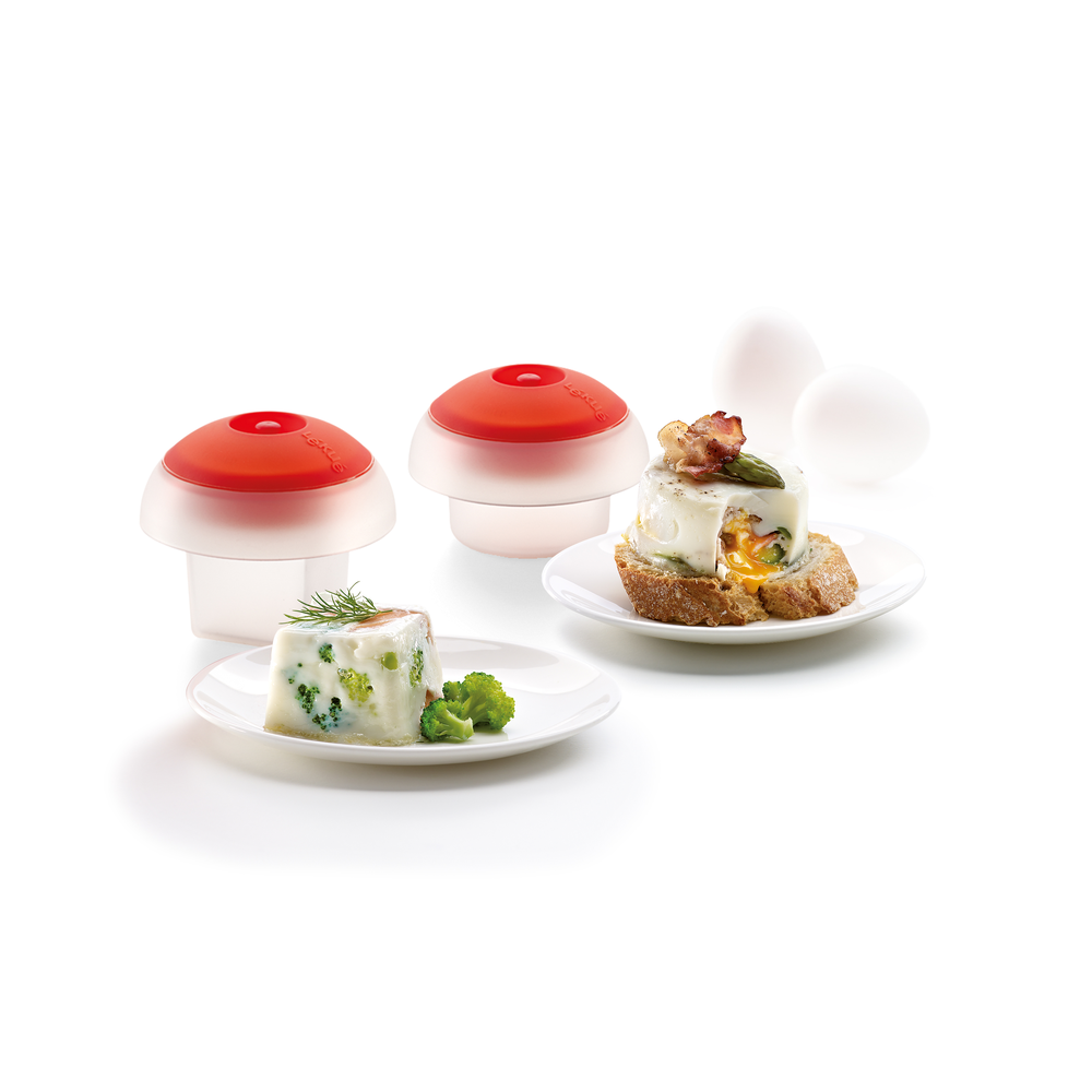 Microwave Egg Cup, Set of 2, Clear