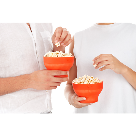 Mini Microwave Popcorn Maker, Set of 2