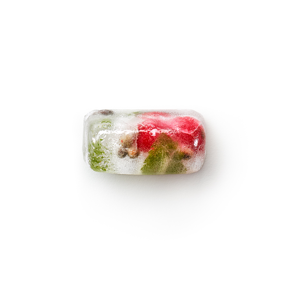 Rectangular Ice Cube Tray, with Lid