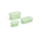 Reusable Silicone Boxes, Set of 3