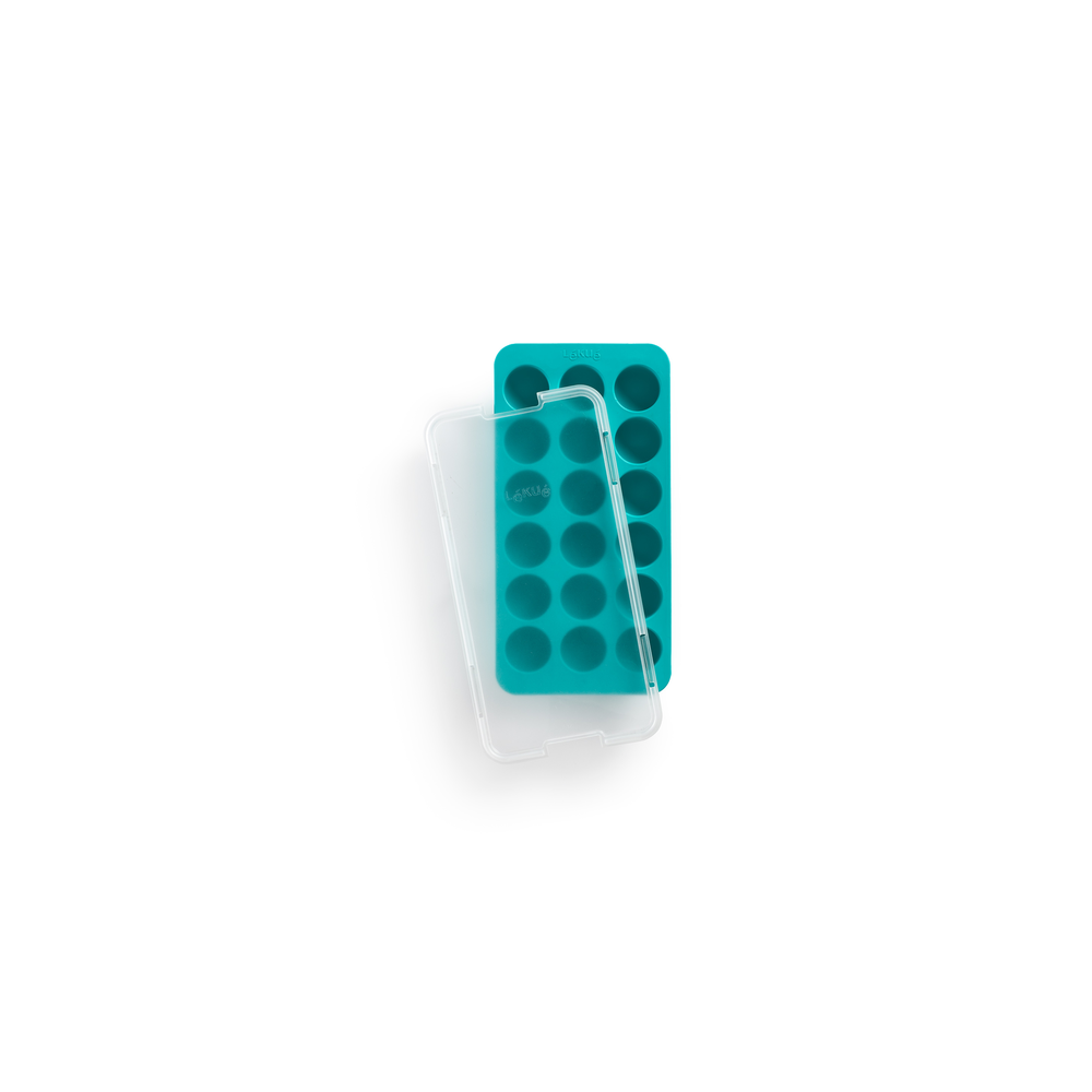 Round Ice Cube Tray, with Lid