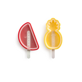 Tropical Fruits Ice Cream Molds, Set of 4